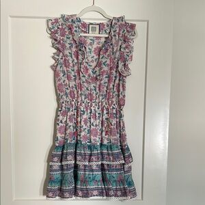 Bell Pink and Purple Tiered Sundress